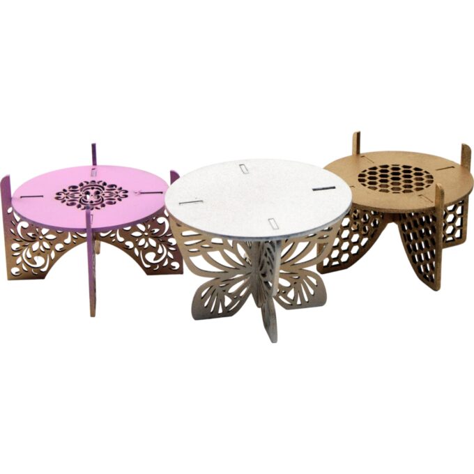 Set 3 Suporturi pentru ghivece de flori