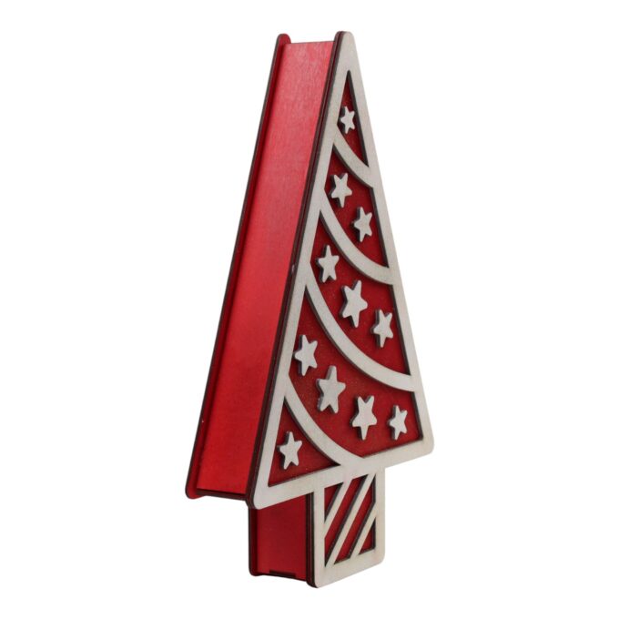 Set 6 căsuțe decorative cu agățătoare și cutie
