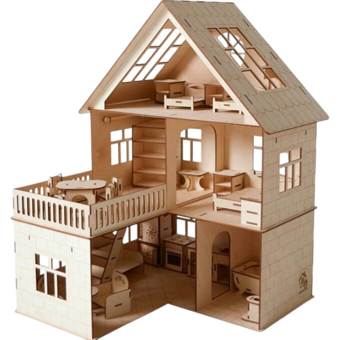 Casa din lemn tip Doll House